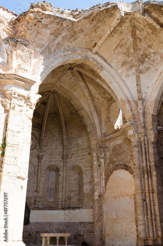 Courtyard of the famous Monasterio de Piedra