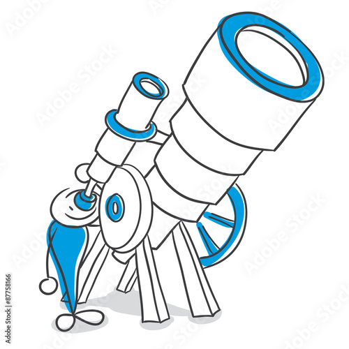 Stick Figure Series Blue