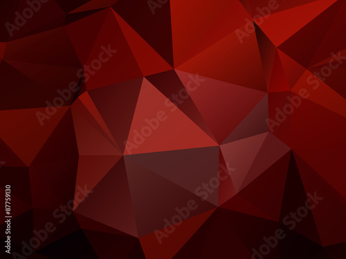 Red Background Triangular