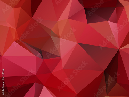 Red Background Triangular