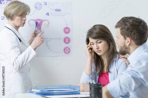 Obraz na plátne Infertility and in vitro process