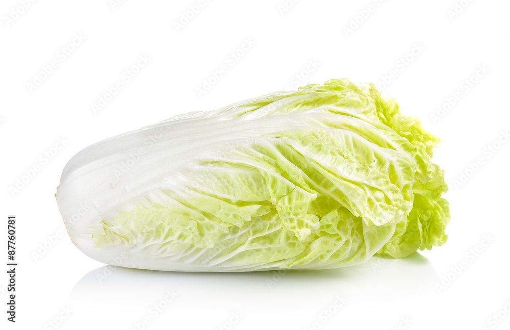 Fresh Chinese cabbage isolated on white background Fresh Chinese cabbage isolated on white background