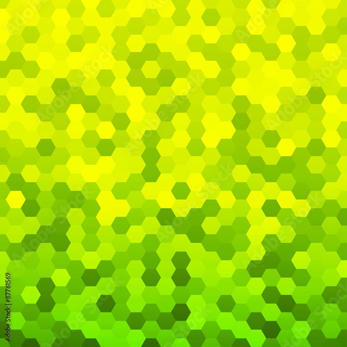 Abstract green and yellow background