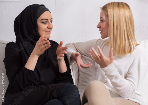 Girls of different ethnicity photo