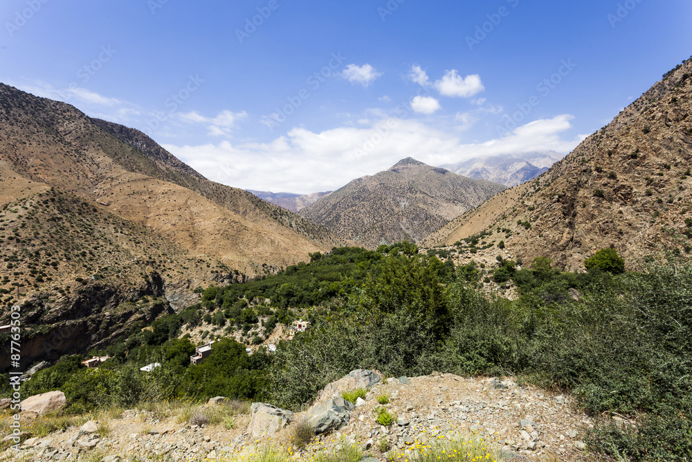 Fototapeta premium the atlas mountains in morocco