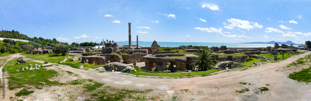 Panorama von Karthago