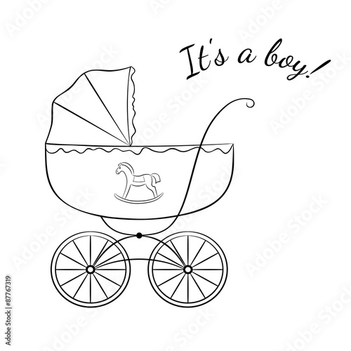Boy arrival announcement