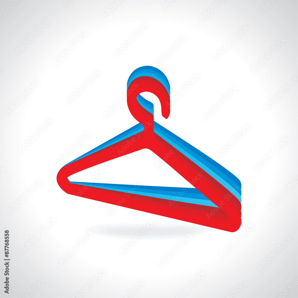 cloth hanger created with fashion cloth hanger created with fashion