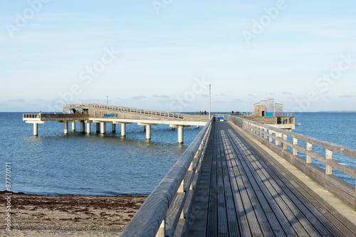 Erlebnis-Seebrücke in Heiligenhafen an der Ostsee, Deutschland