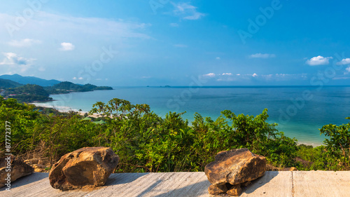 High angle view Koh Chang landscape  Thailand