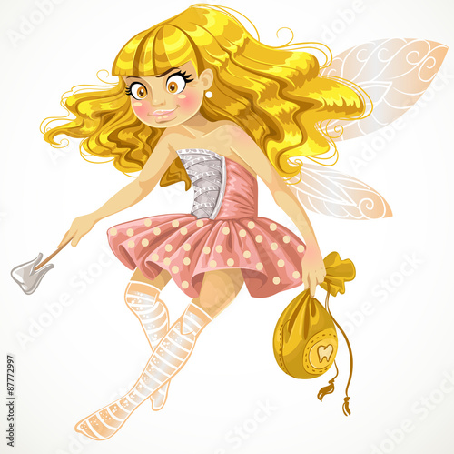Pretty tooth fairy in pink