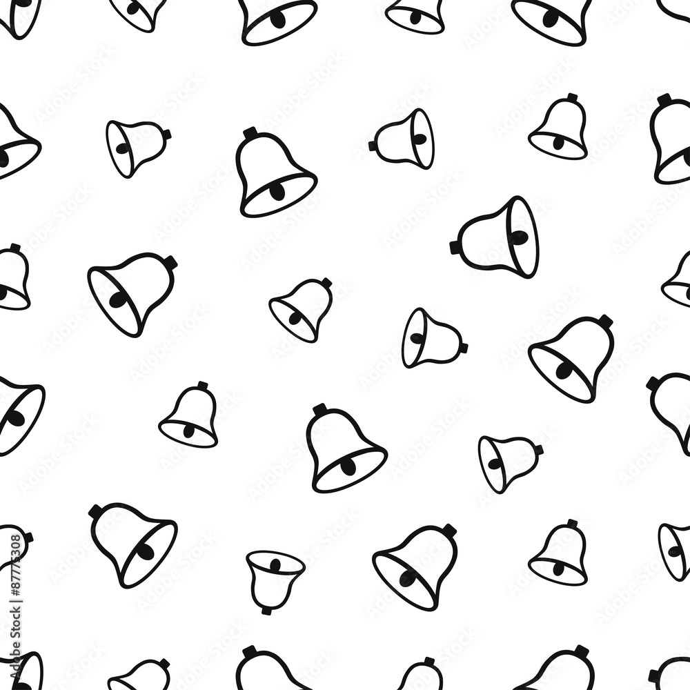 seamless pattern with bell