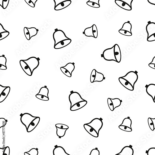Obraz na płótnie seamless pattern with bell w salonie