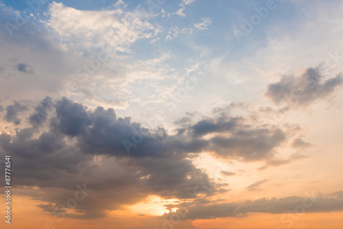 sky sunset background © yotrakbutda