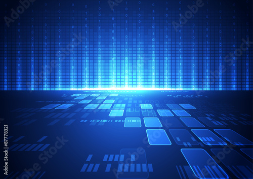abstract vector hi speed internet technology background illustration
