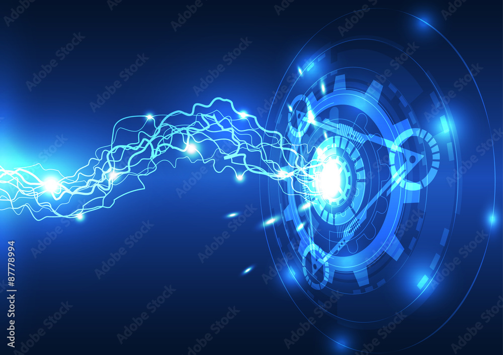 abstract vector electric technology background illustration abstract vector electric technology background illustration