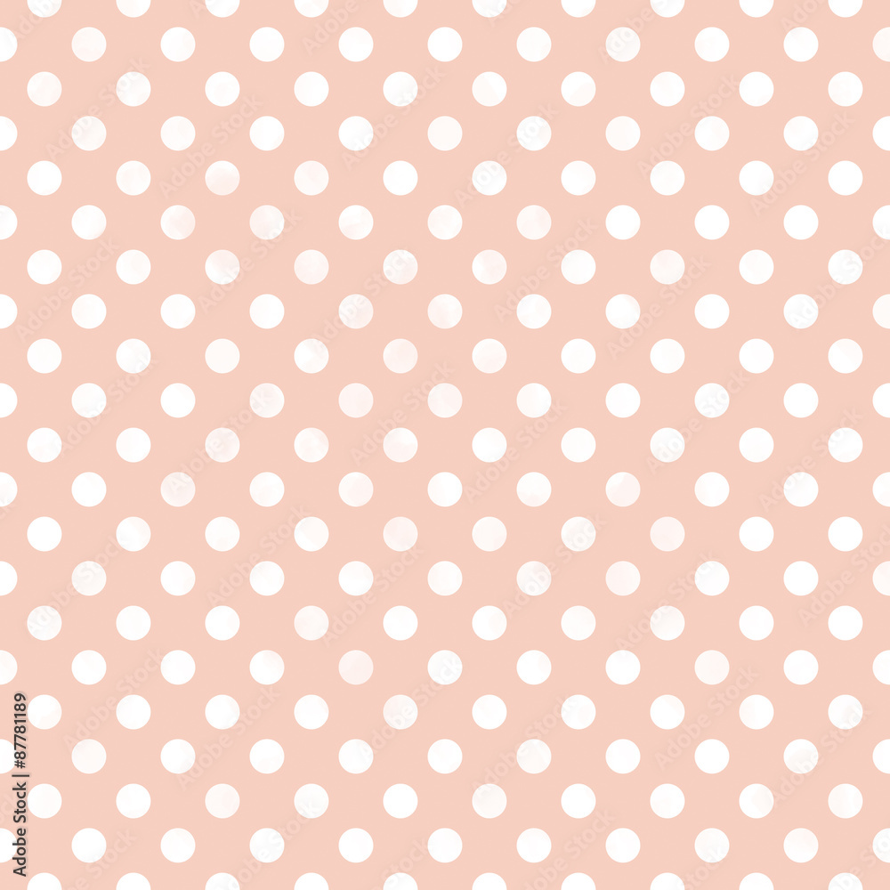Seamless polka dot pattern