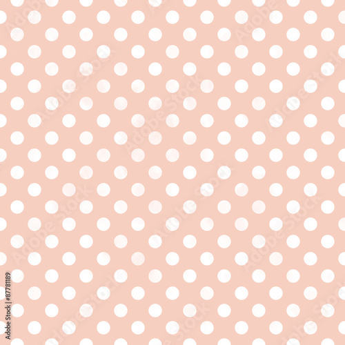 Seamless polka dot pattern
