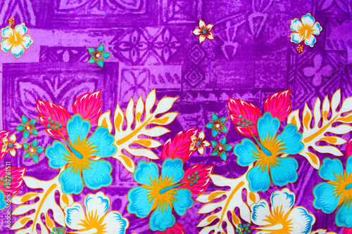 Slika na platnu vintage fabric of flowers for background