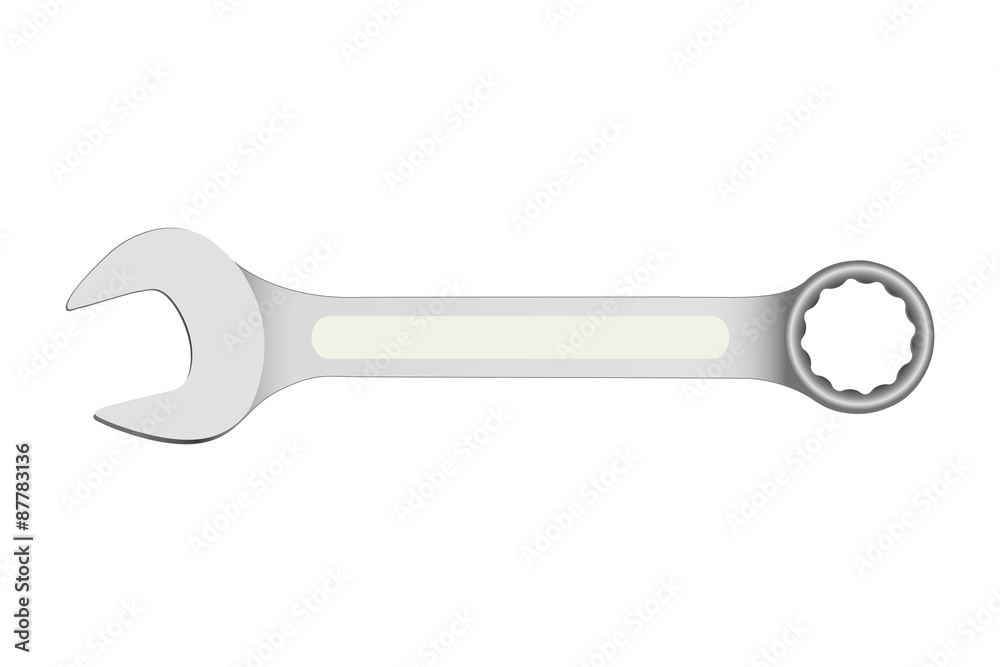 Wrenches combination open-ended and box-ended
Vector Illustration isolated on white background
Wrenches combination open-ended and box-ended
Vector Illustration isolated on white background