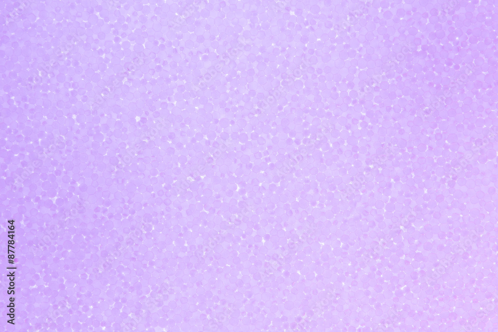 Styrofoam light purple for the background.