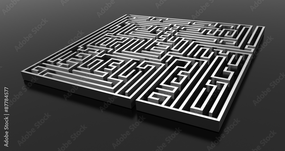 Chrome maze Chrome maze