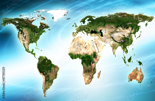 Map earth. Best Concept of global business from concepts series.(Elements of this image furnished by NASA)