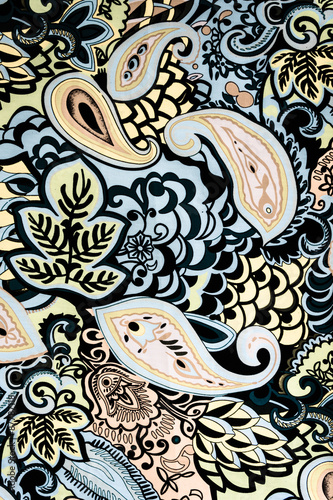 colorful paisley background