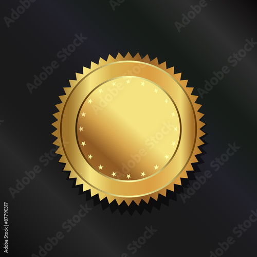 Gold seal logo