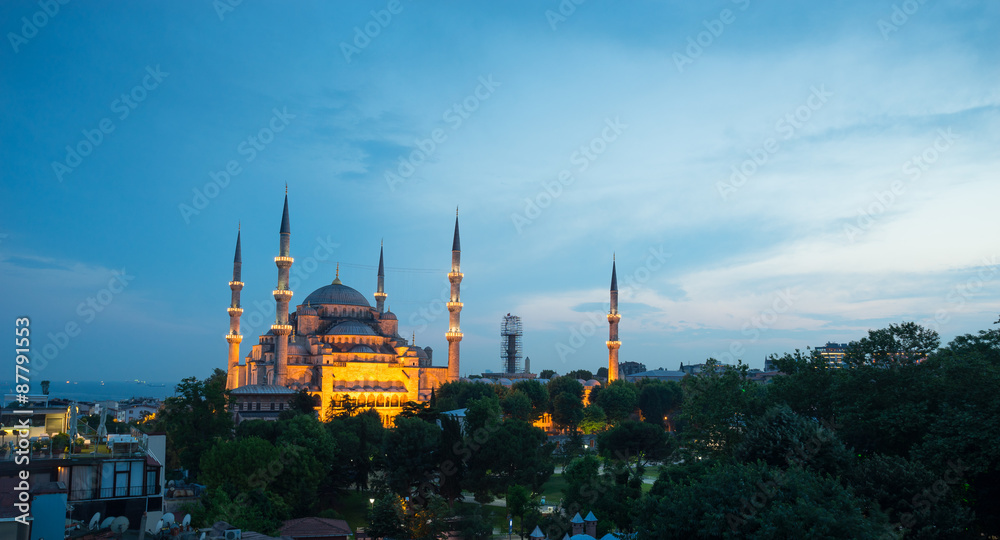 Sultanahmet, blue mosque & Hagia Sophia, Istanbul, Turkey