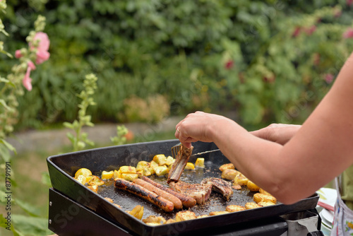Photos cuisson à la plancha
