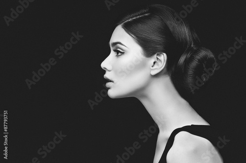 Foto Girl with long neck