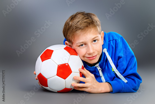 boy with a ball