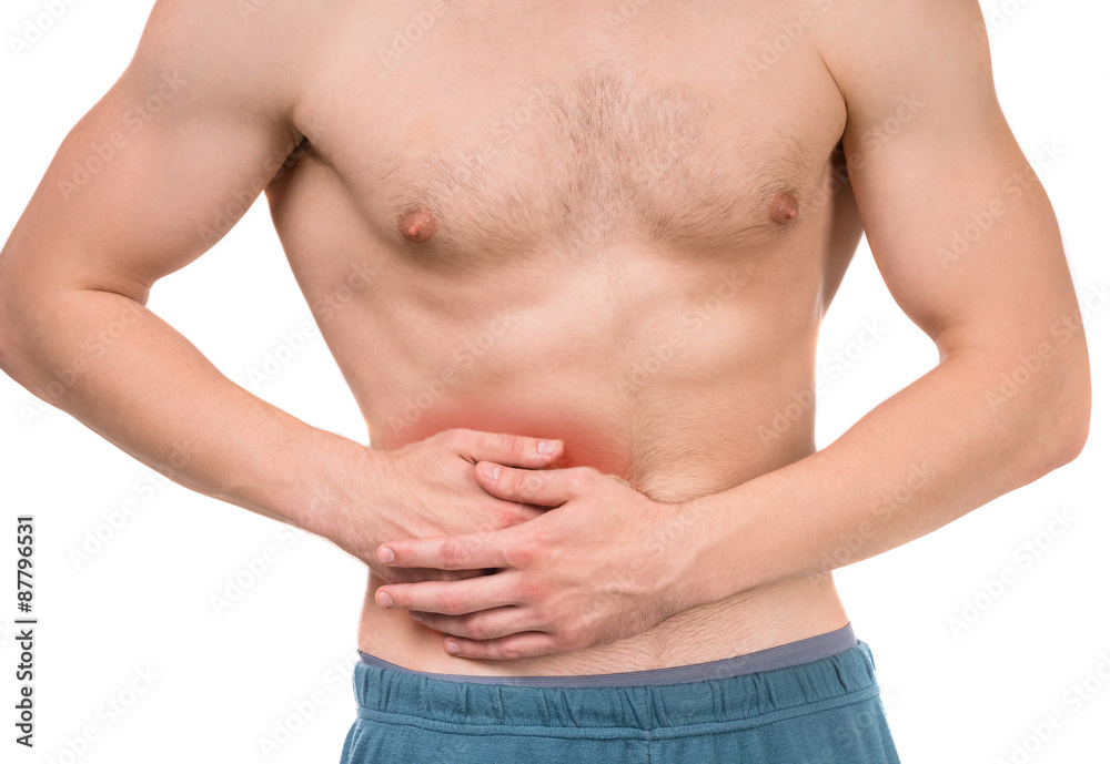 Naklejka premium Man's pain