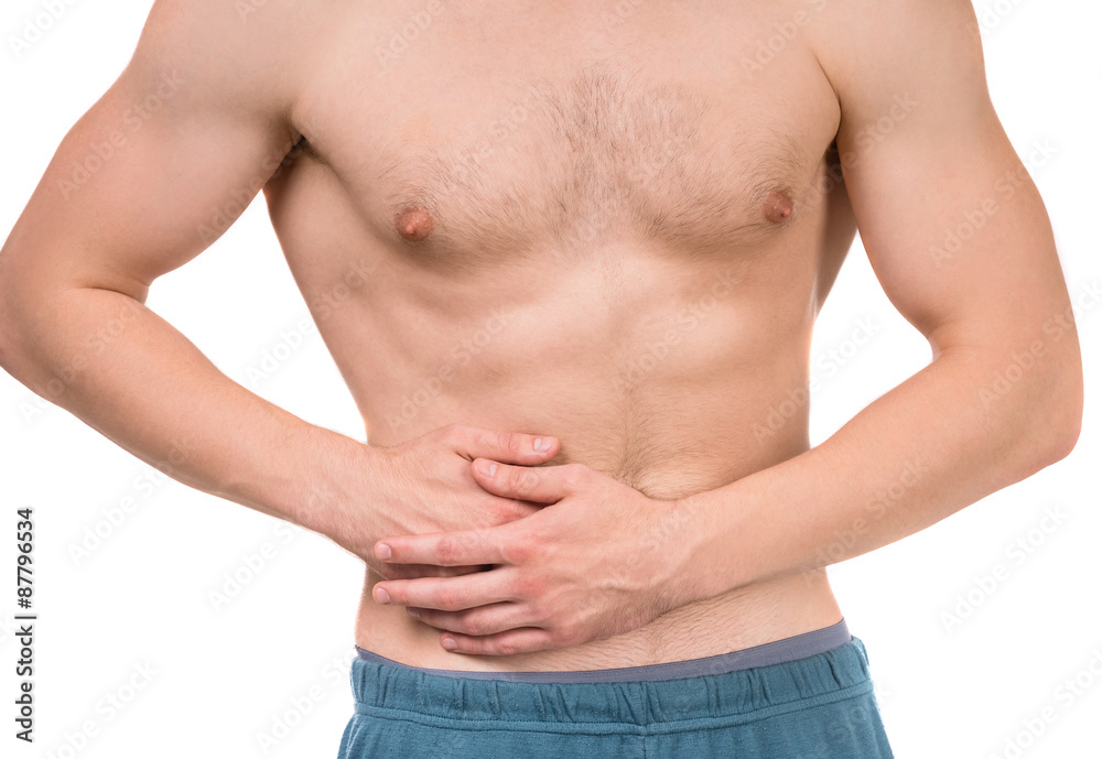 Naklejka premium Man's pain