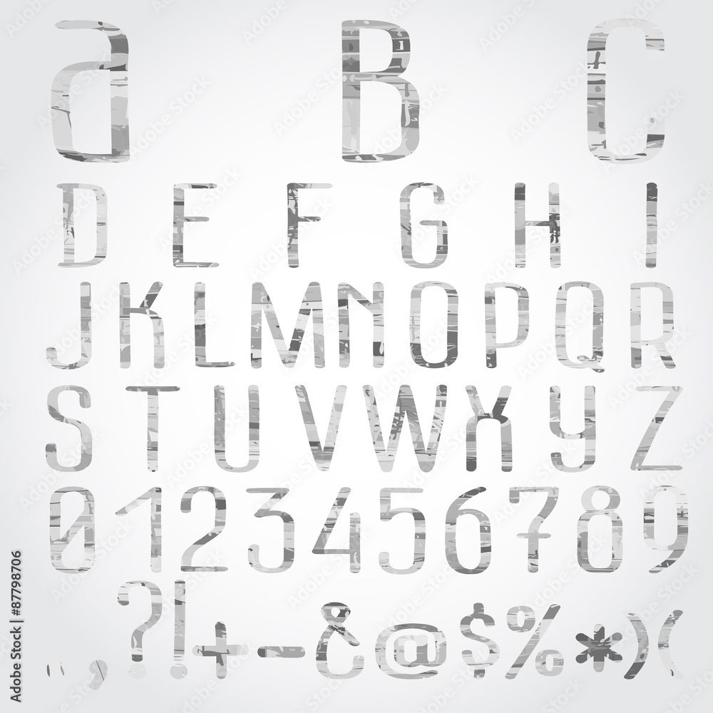 Vector abstract alphabet, 10eps Vector abstract alphabet, 10eps