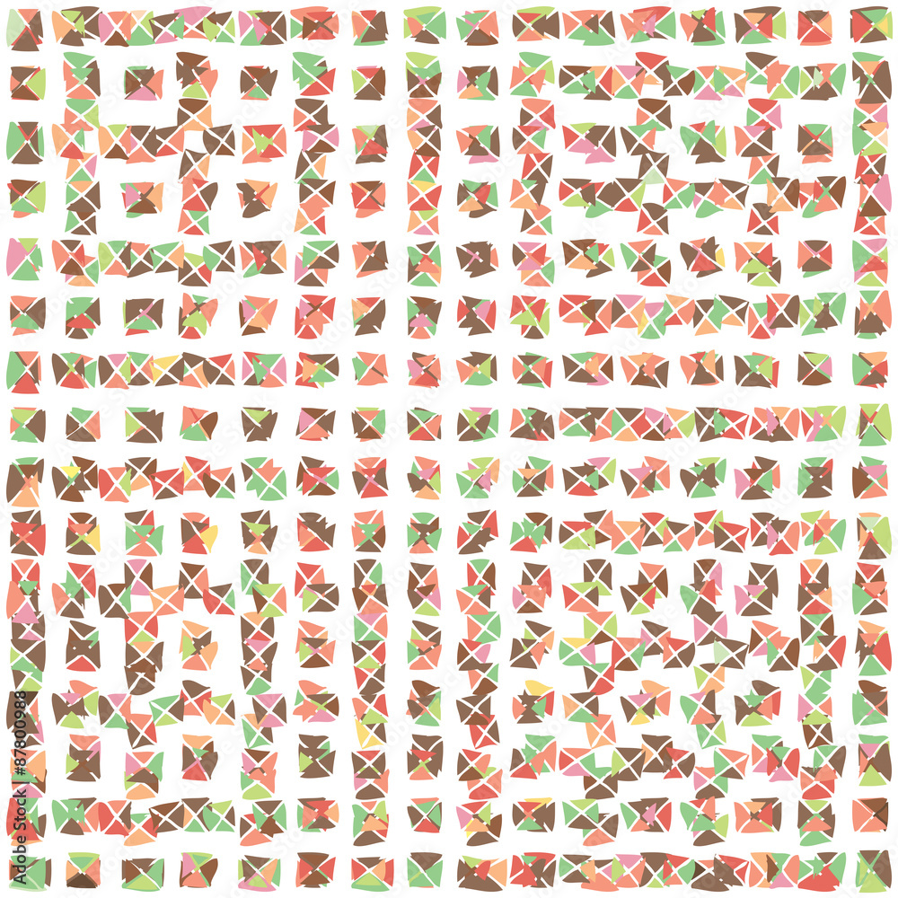 Striped hand painted vector seamless pattern with ethnic and tribal motives Striped hand painted vector seamless pattern with ethnic and tribal motives