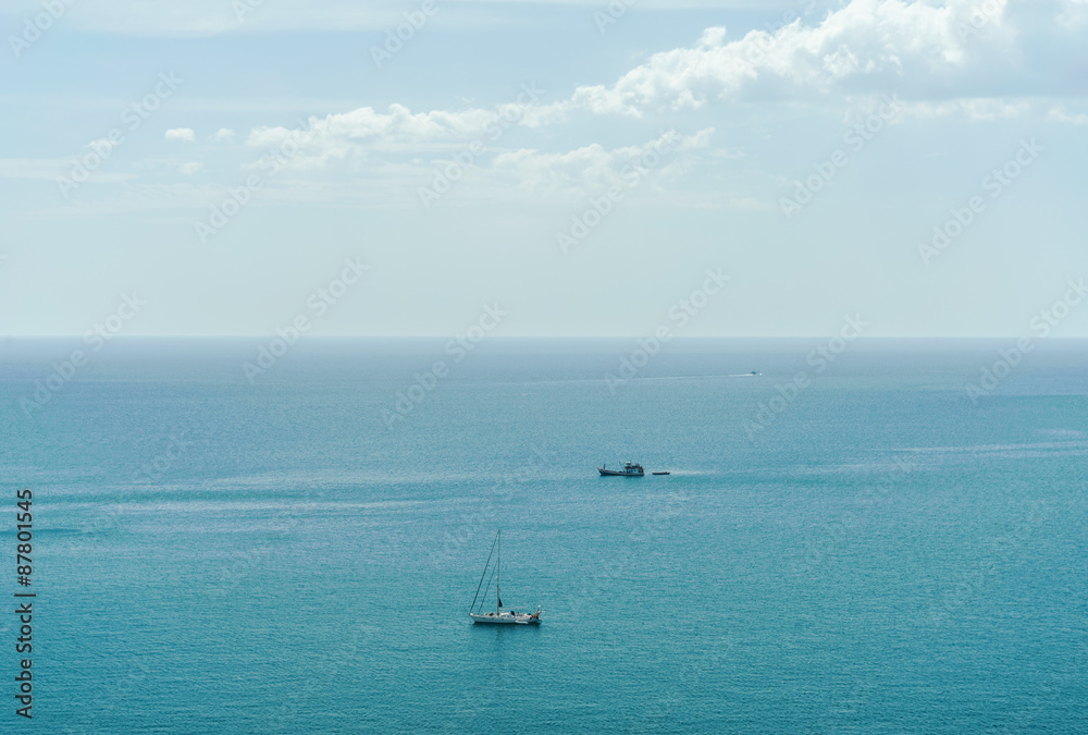 Sea, Blue sky and cloud with daylight Sea, Blue sky and cloud with daylight