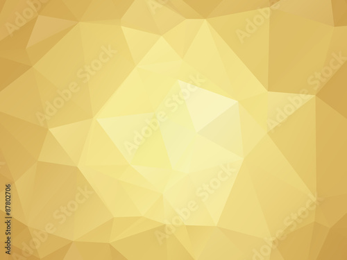 Gold Vector Background Triangular 