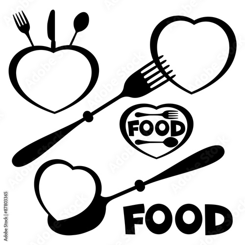 Vector set. Food.