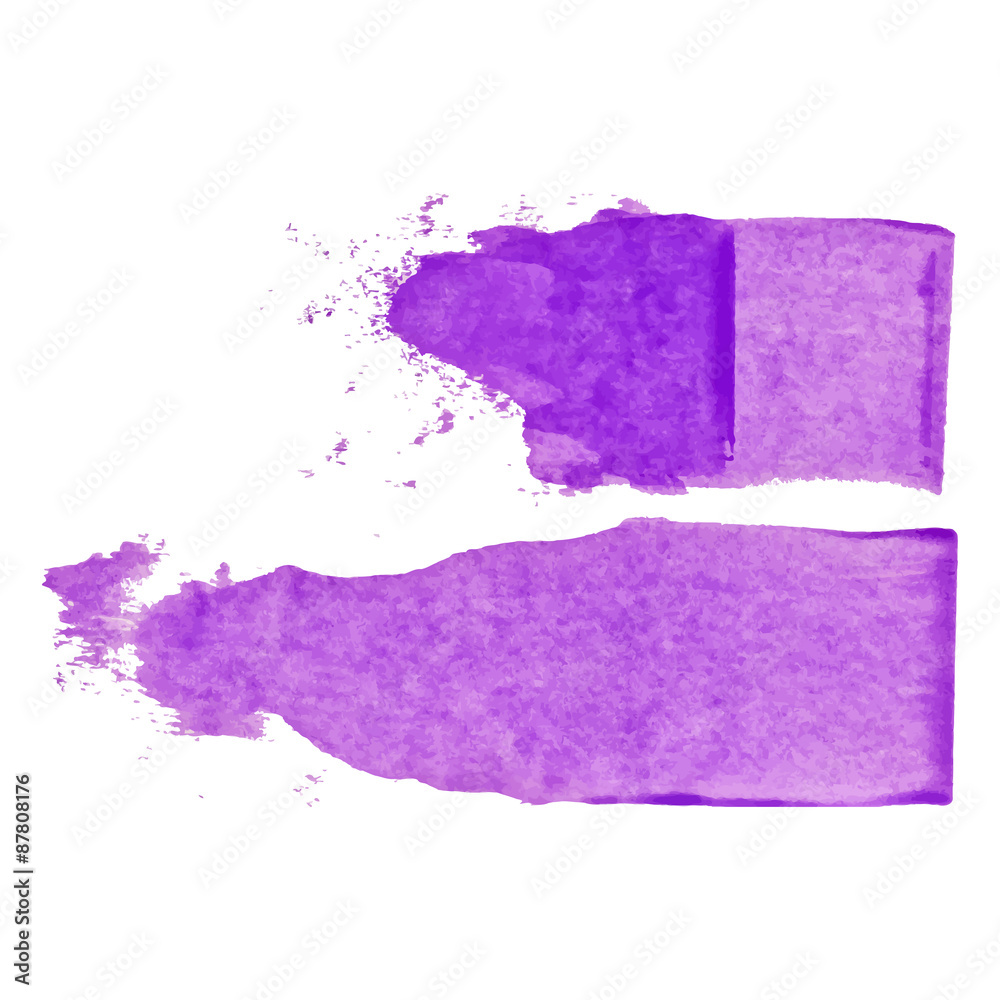 Obraz premium Abstract grunge vector of splash and blot isolated on white.