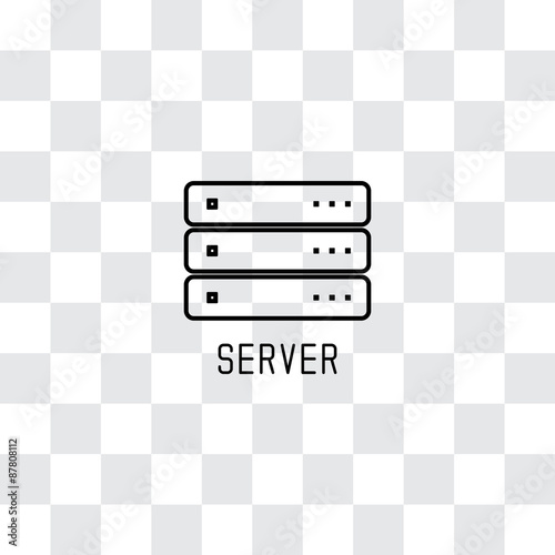 Server icon. Vector illustration