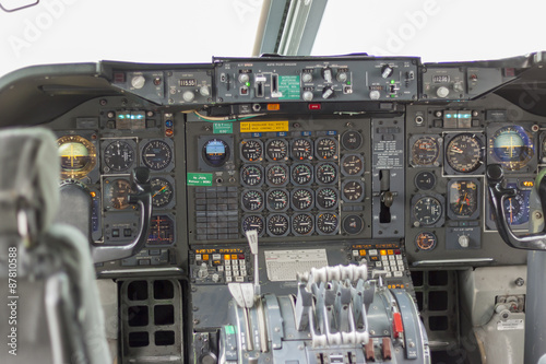 Plane cockpit