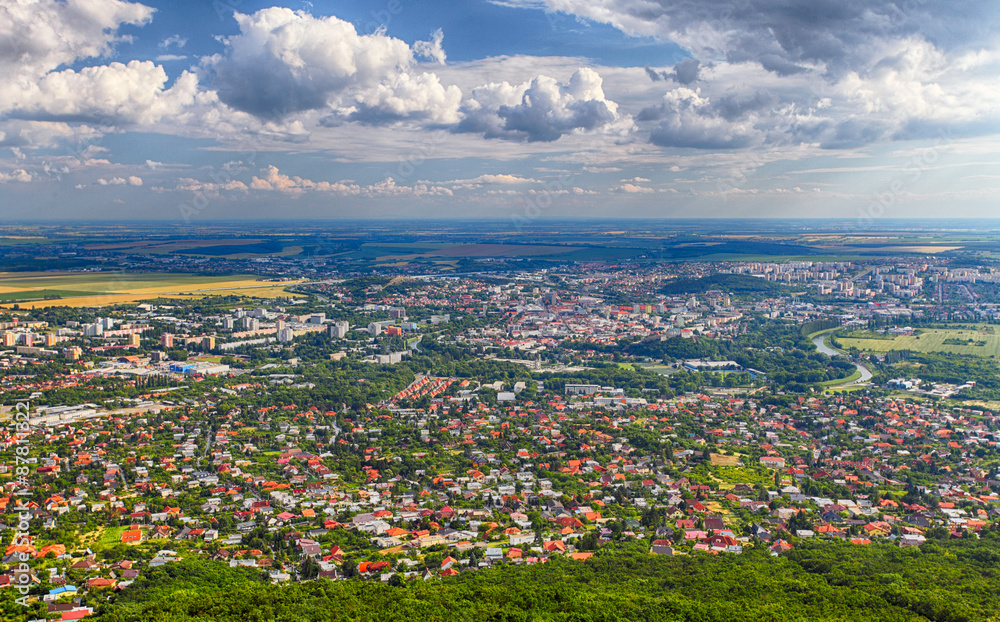 Nitra city from Zobor peak
