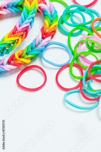 Bracelets made of gum