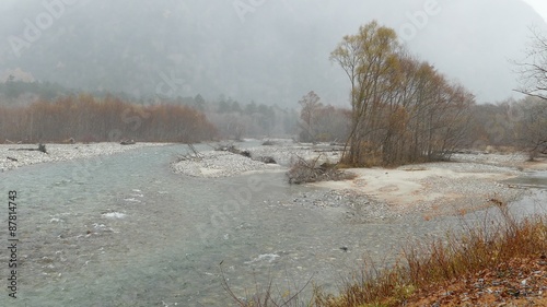 The View from Kappabashi Bridge. This image was taken in Kamikochi, Nagano Prefecture, Japan
 photo