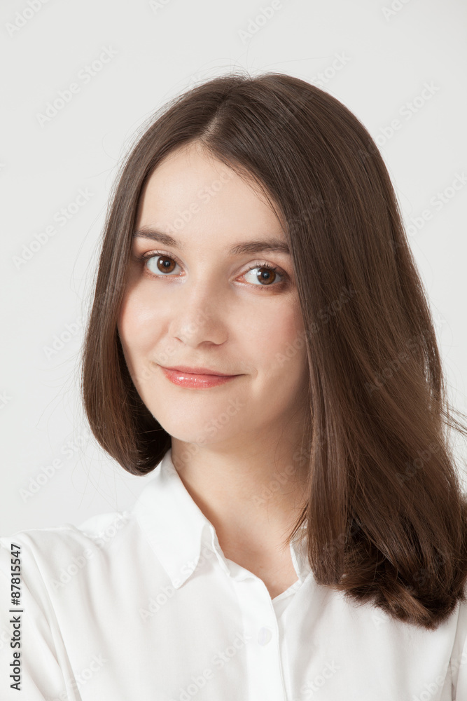 Portrait of a smiling young woman Portrait of a smiling young woman