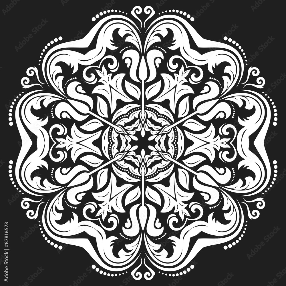 Orient Abstract Vector Pattern