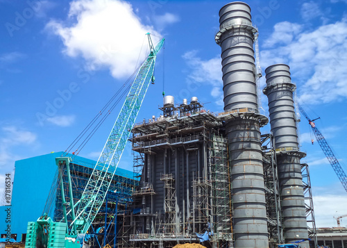 construction phase of power plant