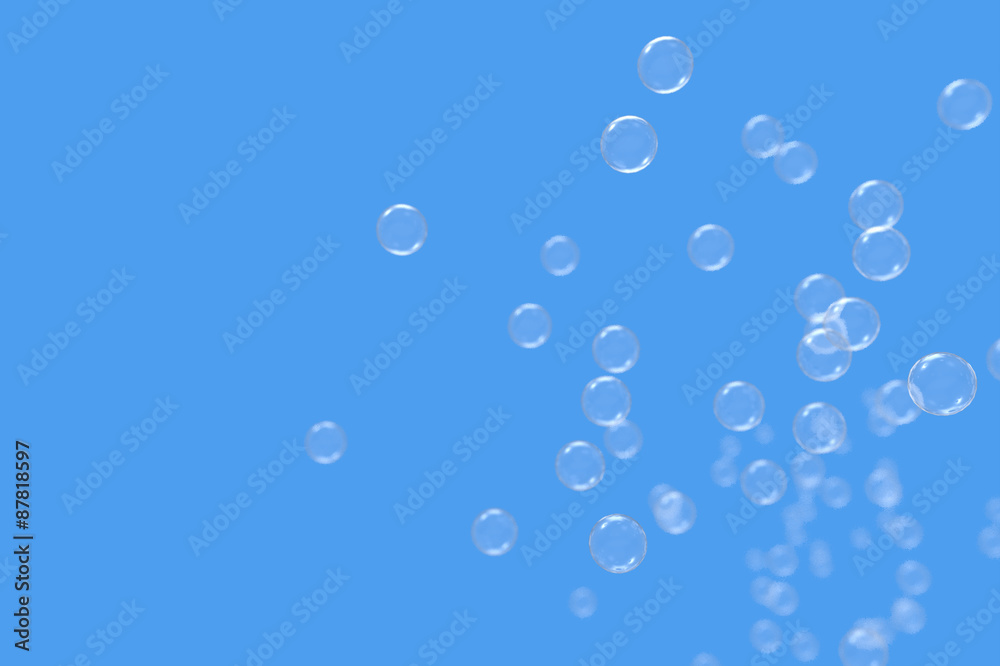 Gas bubbles in water and Backgrounds 